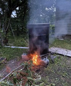 ドラム缶風呂の写真